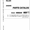 Kawasaki Wheel Loader 80Z Engine Parts Manual