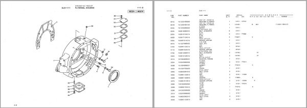Kawasaki Wheel Loader 80Z Engine Parts Manual 1