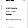 Kawasaki Wheel Loader 80Z6 Operation Maintenance Shop Parts Manuals EN JP 2