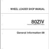 Kawasaki Wheel Loader 80ZIV Operation Maintenance Shop Parts Manuals EN JP 2