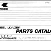 Kawasaki Wheel Loader 85ZA Shop Parts Manuals EN JP
