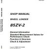 Kawasaki Wheel Loader 85ZV 2 Operation Maintenance Shop Parts Manuals EN JP 2