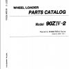 Kawasaki Wheel Loader 90ZIV Operation Maintenance Shop Parts Manuals EN JP 1