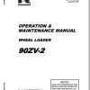 Kawasaki Wheel Loader 90ZV 2 Operation Maintenance Shop Parts Manuals EN JP