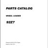 Kawasaki Wheel Loader 92Z7 Operation Maintenance Shop Parts Manuals EN JP 1