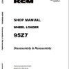 Kawasaki Wheel Loader 95Z7 Operation Maintenance Shop Parts Manuals EN JP 2