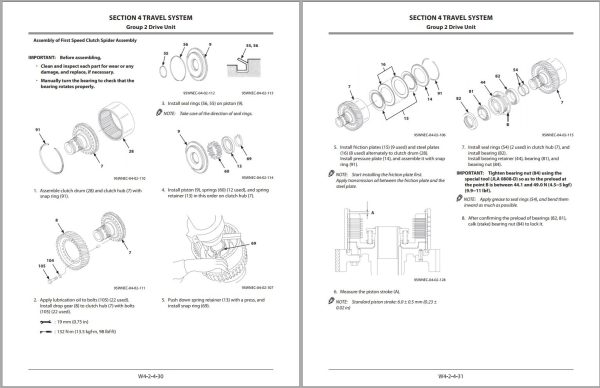 Kawasaki Wheel Loader 95Z7 Operation Maintenance Shop Parts Manuals EN JP 3