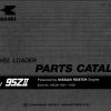Kawasaki Wheel Loader 95ZII Operation Maintenance Shop Parts Manuals EN JP 1