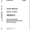 Kawasaki Wheel Loader 95ZV 2 Operation Maintenance Shop Parts Manuals EN JP 2