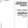 Kawasaki Wheel Loader 97ZIV Operation Maintenance Parts Manuals EN JP
