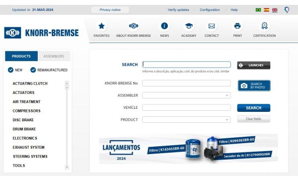 Knorr Bremse Spare Part Catalog Update 2024 1