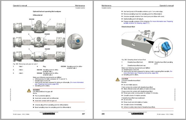 Liebherr Articulated Truck TA230 Litronic Operator Manual 12247750 2021 1