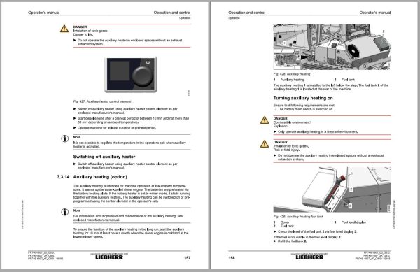 Liebherr Crawler Dozer PR746 Operating Manual 93517581 2021 1