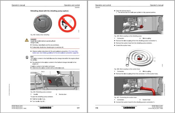 Liebherr Crawler Dozer PR746 Operating Manual 93517584 2021