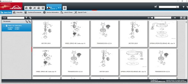 Linde Service Guide LSG v.5.2.2 U0278 11.2023 Spare Parts Catalog Service Information 1 2
