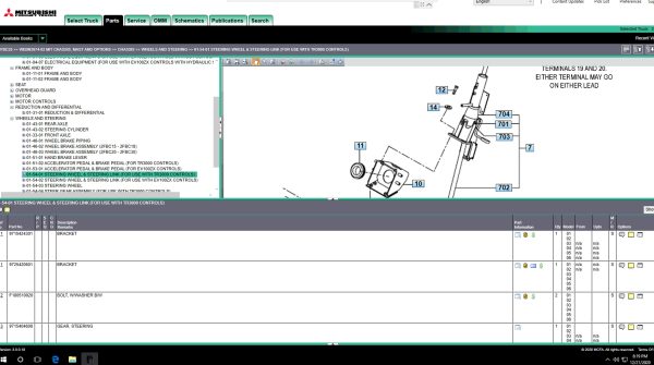 Mitsubishi Forklift MCFA USA 04.2024 Spare Parts Catalogue 9