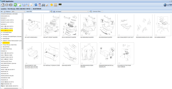 SAIC MOTOR EPC Update 02.2024 Electronic Parts Catalog 3