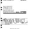 TCM Articulated Tractor Shovel 275BN Parts Manual