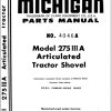TCM Articulated Tractor Shovel 275IIIA Parts Manual