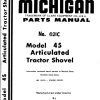 TCM Articulated Tractor Shovel 45 Parts Manual 621C