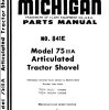TCM Articulated Tractor Shovel 75IIIA Parts Manual 841E