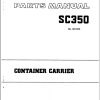 TCM Container Carrier SC350 Parts Manual PC 917 3A
