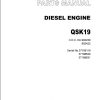 TCM Diesel Engine QSK19 Parts Manual PE QSK19 1A