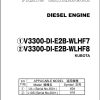 TCM Diesel Engine V3300 DI E2B WLHF7 V33DD DI E2B WLHF8 Parts Manual