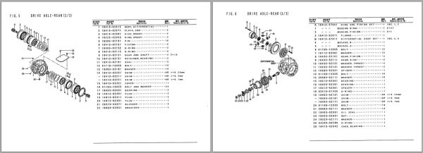 TCM Drive Axle 641 30 Parts Manual PU 64130AE 1