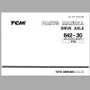 TCM Drive Axle 642 30 Parts Manual PU 64230AE