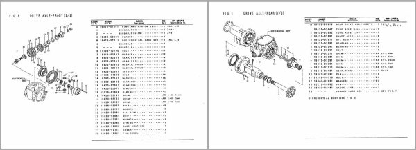 TCM Drive Axle 642 30 Parts Manual PU 64230AE 1
