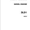 TCM Isuzu Engine 3LD1 Parts Manual PE 3LD1A