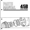 TCM Isuzu Engine 45B Parts Manual 622B