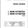 TCM Isuzu Engine 6HK1XYWT Parts Catalogue PE 6HK1XYWT01A
