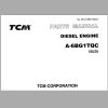 TCM Isuzu Engine A 6BG1TQC A 6BG1QC to A 6BG1QC09 Parts Manual