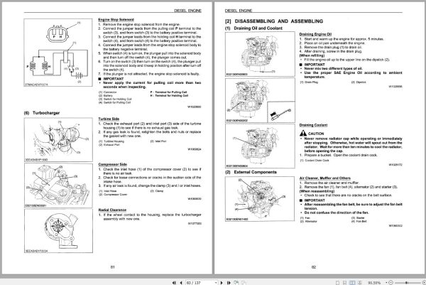 TCM Kubota Engine D1503 V2403 Shop Manual ME D1503AE 1