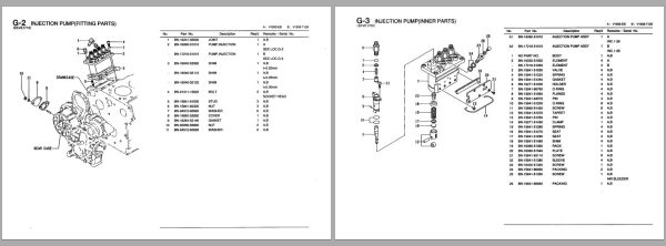 TCM Kubota Engine V1505 EB TCM R4 V1505 T EB TCM R4 Parts Manual 1