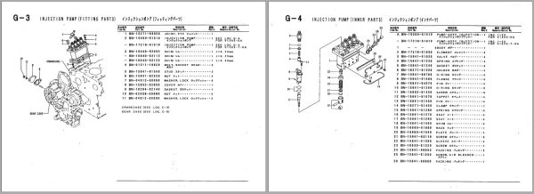 TCM Kubota Engine VI505 KA TCM R4 VI505 T TCM R4 Parts Manual 1