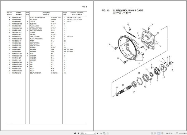 TCM Mitsubishi Engine 6M70 TL Parts Catalogue PE 6M70 TLA 1