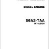 TCM Mitsubishi Engine S6A3 TAA Parts Manual PE S6A3 TAAA