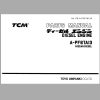 TCM Nissan Engine A PF6TAI3 Parts Manual PE A PF6TA13A
