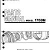 TCM Tractor Shovel 175BM Parts Manual 874C