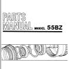 TCM Wheel Loader 55BZ Parts Manual 838A