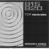 TCM Wheel Loader 815 820 Operators Manual S 626AE