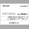 TCM Wheel Loader 830 2 Parts Manual