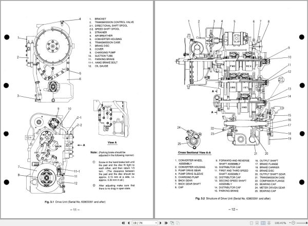 TCM Wheel Loader 830 2 Service Manual Supplement SEW 638AE 2 1