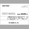 TCM Wheel Loader 835 2 Parts Manual