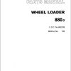 TCM Wheel Loader 880 2 Parts Manual