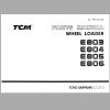 TCM Wheel Loader E803 E804 E805 E806 Parts Manual PW 605AE