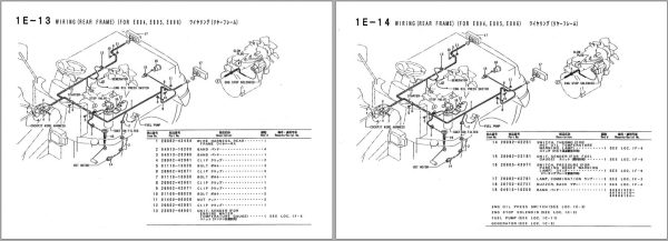 TCM Wheel Loader E803 E804 E805 E806 Parts Manual PW 605AE 1